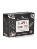 Bio Sapone Artigianale Canapa e Carbone Attivo