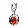 Ciondolo Argento Sterling con Ambra