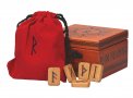 Cofanetto con Rune in Legno "Precious Wooden Runes"