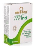 Omegor® Mind - Integratore di Omega-3 e 6, Bacopa, Zinco e Vitamine del Gruppo B