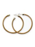 Orecchini in Oro Vegetale Capim Dourado - Cerchio Rigido