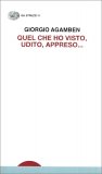 Quel che Ho Visto, Udito, Appreso — Libro