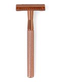 Rasoio di Sicurezza in Metallo Rosé + 10 Lamette