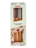 Set 4 Bacchette in Bamboo