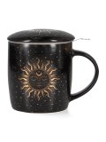 Set Tazza da Tè - Sole e Luna Nero